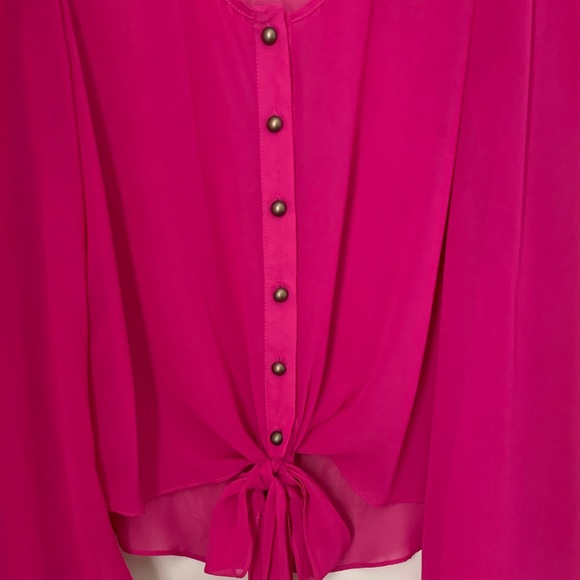 Forever 21 size M fuchsia blouse - Picture 8 of 15